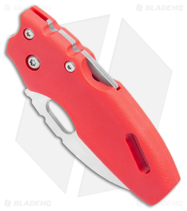 Cold Steel Mini Tuff Lite Tri-Ad Lock Knife Red (2" Satin) 20MTR
