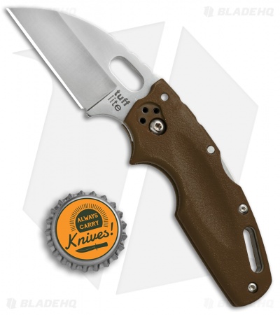 Cold Steel Tuff Lite Tri-Ad Lock Knife Flat Dark Earth  (2.5" Satin) 20LTF
