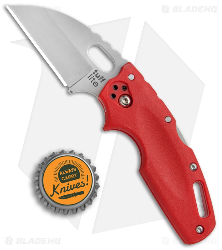 Cold Steel Tuff Lite Tri-Ad Lock Knife Red  (2.5" Satin) 20LTR