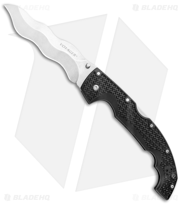 【Kris】 Cold Steel Kris Voyager - Folding Knife | Stonewash | Blade HQ