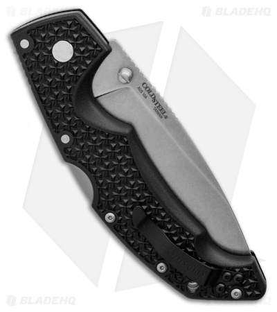 Cold Steel Voyager Large Drop Point Lockback Knife (4" Stonewash) 29AB