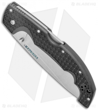 Cold Steel Voyager XL Drop Point Tri-Ad Lockback Knife (5.5" Stonewash) 29AXB