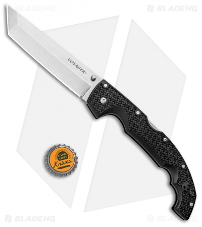 Cold Steel Voyager XL Tanto Tri-Ad Lockback Knife (5.5" Stonewash) 29AXT