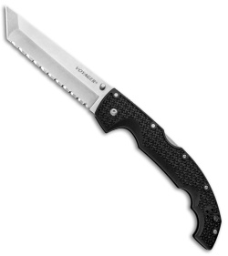 Cold Steel Voyager XL Tanto Tri-Ad Lock Knife (5.5" SW Full Serr AUS-10A) 