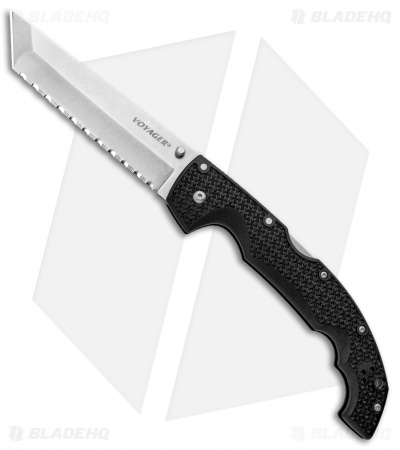 Cold Steel Voyager XL Tanto Tri-Ad Lock Knife (5.5" SW Full Serr AUS-10A) 