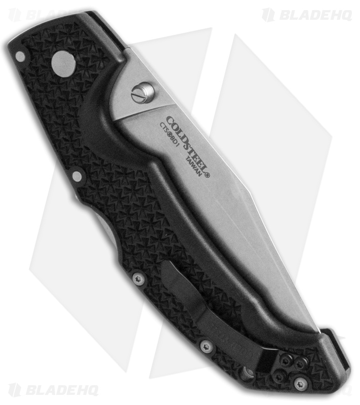 Cold Steel Voyager Large Clip Point Tri-Ad Lock Knife (4" Stonewash) 29AC