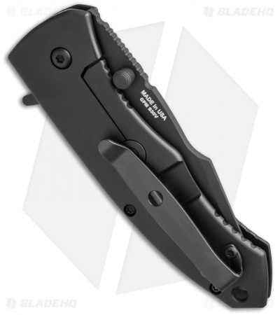 Combative Edge X9 Frame Lock Knife Titanium (3.25" Black)