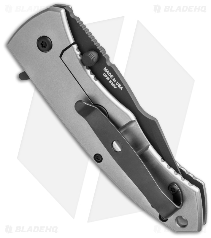 Combative Edge X9 Tuxedo Frame Lock Knife Titanium (3.25