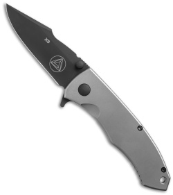 Combative Edge X9 Tuxedo Frame Lock Knife Titanium (3.25" Black)