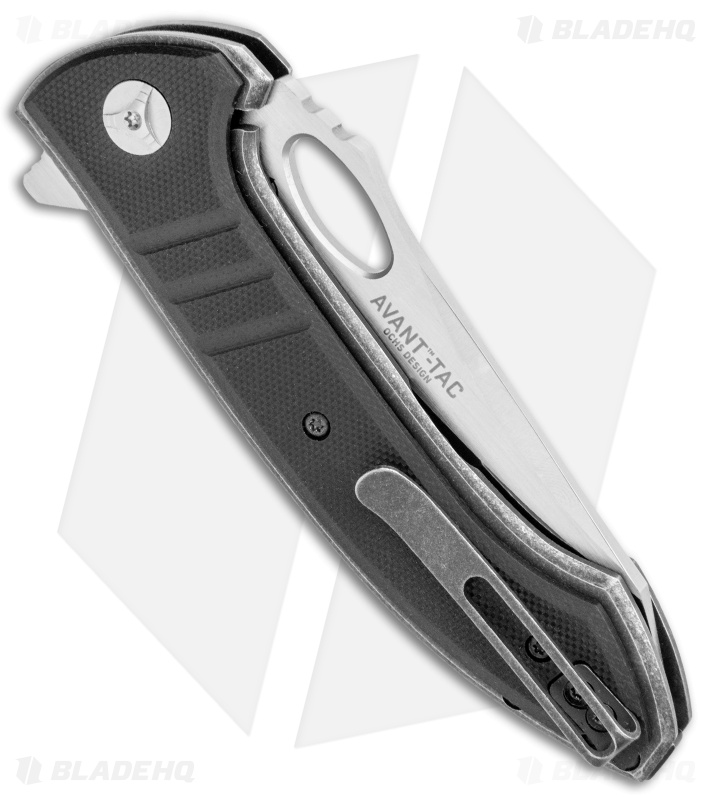 CRKT Avant-Tac Liner Lock Knife Black G-10 (3.625" Satin) 5820