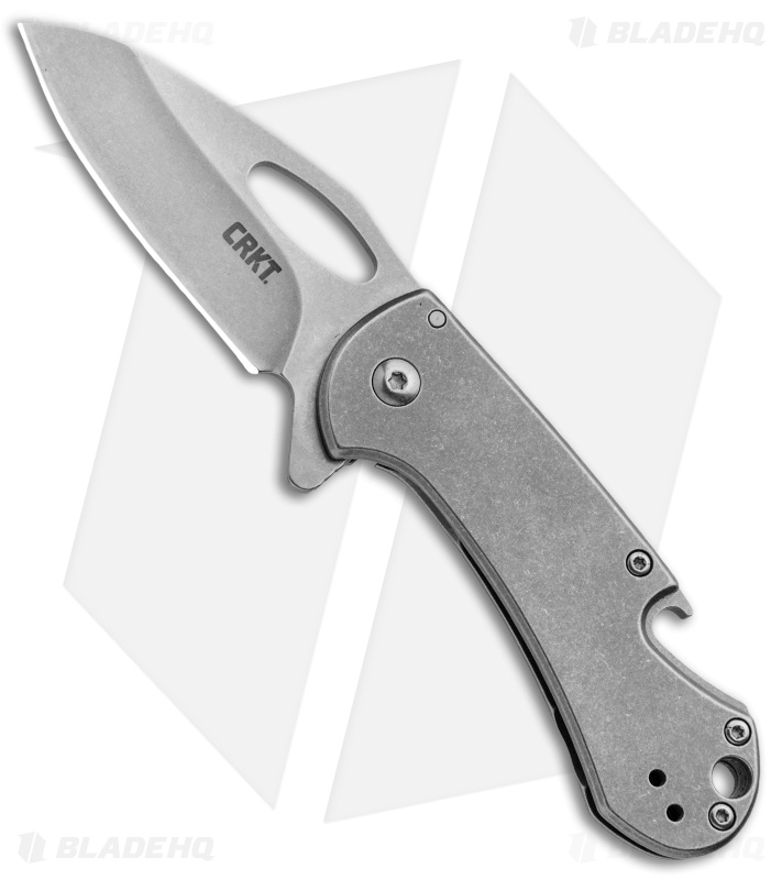 CRKT Bev-Edge - Flipper Knife | Stainless Steel | Blade HQ