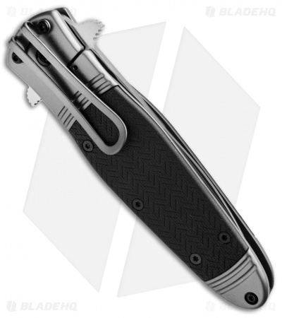 CRKT Bombastic Frame Lock Knife Black GFN (3.3" Satin) K340KXP