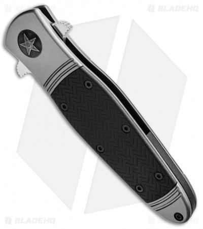 CRKT Bombastic Frame Lock Knife Black GFN (3.3" Satin) K340KXP