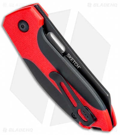 CRKT Burnley Sketch Wharncliffe Liner Lock Folding Knife (2.75" Black) 2430