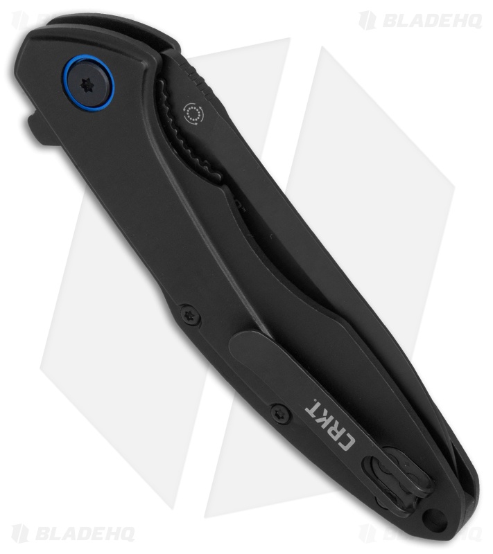 CRKT Caligo Liner Lock Flipper Knife Black Al (3.1" Black) 6215