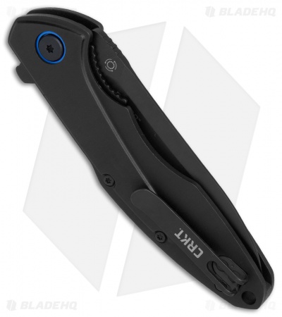 CRKT Caligo Liner Lock Flipper Knife Black Al (3.1" Black) 6215