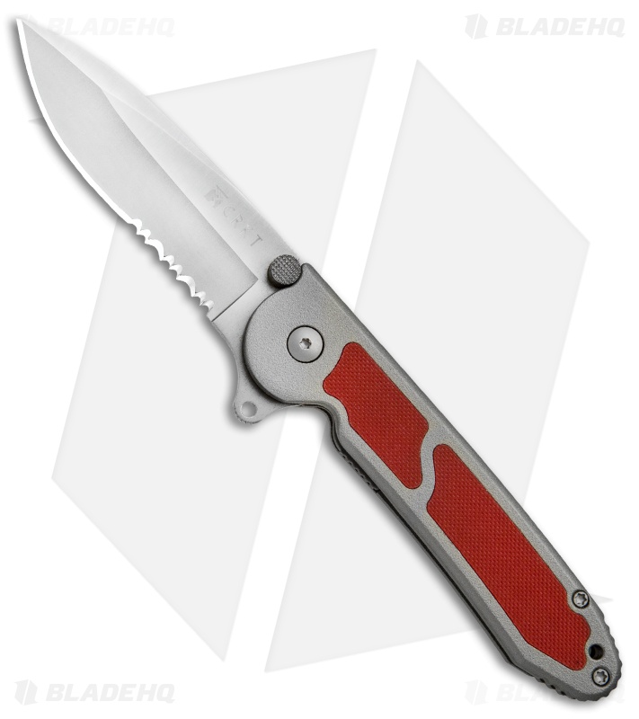 CRKT ナイフ　　m18 CRKT Carson M18-12R Liner Lock Folding Knife Red G-10 (3.2