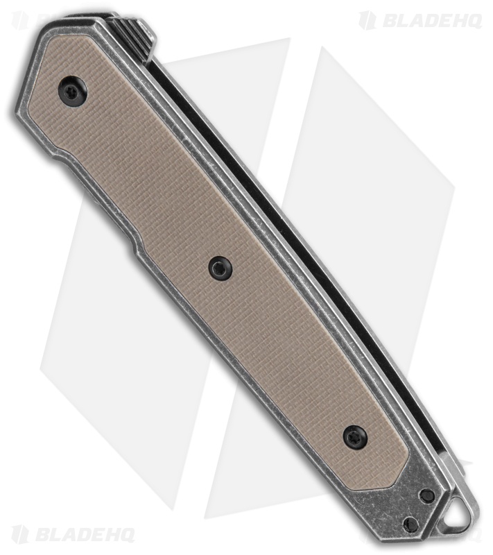 CRKT Cinco Frame Lock Brown G-10 Knife (2.9" Black) 7091