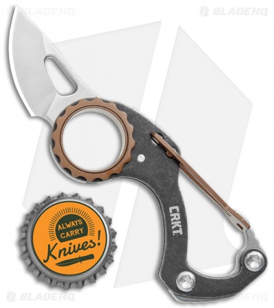 CRKT Compano Carabiner Folding Knife (1.4" Satin) 9082