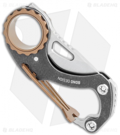 CRKT Compano Carabiner Folding Knife (1.4" Satin) 9082