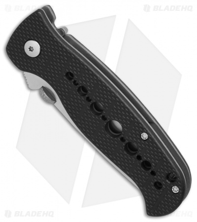 CRKT Crawford Falcon Liner Lock Knife Black Zytel (3.875" Satin) 6232