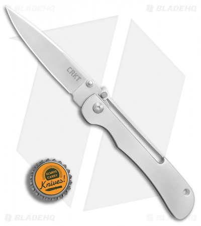 CRKT Crawford Offbeat Lockback Knife Stainless Steel (3.52" Satin) 7730