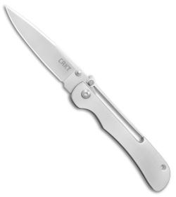 CRKT Crawford Offbeat Lockback Knife Stainless Steel (3.52" Satin) 7730