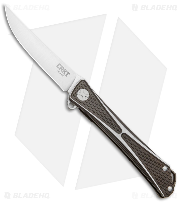 CRKT Crossbones Limited Edition Liner Lock Knife Ti (3.5" Satin M390) 7531 