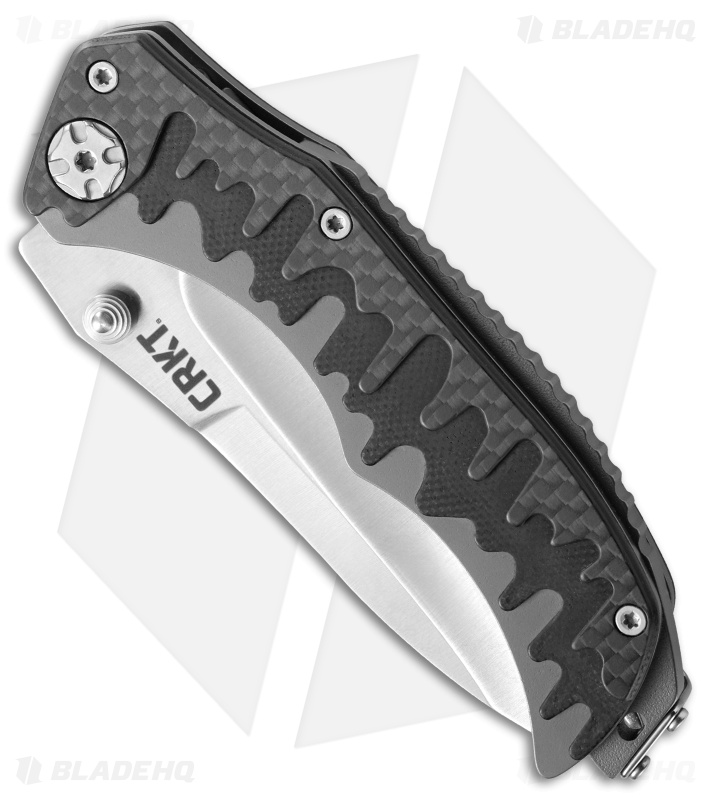 CRKT Drip Tighe Drop Point Outburst Assisted Opening Knife (3.1" Satin) 1190