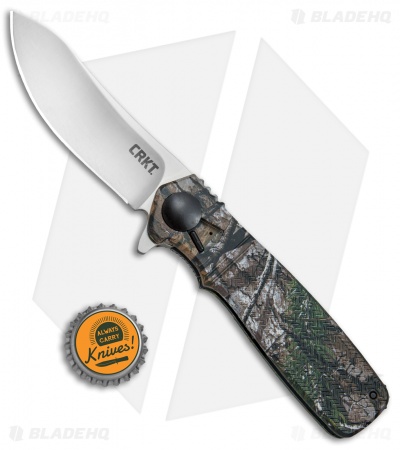 CRKT Homefront Hunter Field Strip Knife Real Tree Camo (3.5" Satin) K265CXP