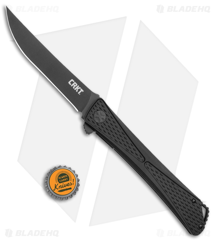 CRKT Jumbones - Manual Folding Knife | Black Aluminum | Blade HQ