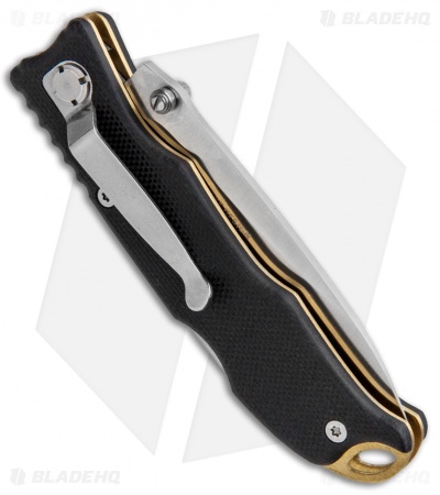 CRKT Lake Laredo 2 Lockback Knife Black G-10 (2.75" Satin Serr) 7264