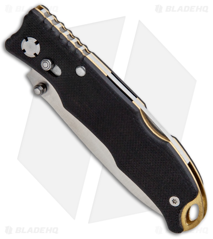 CRKT Lake Laredo 2 Lockback Knife Black G-10 (2.75" Satin Serr) 7264