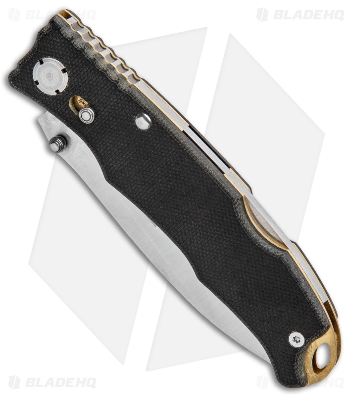 CRKT Lake Laredo Lockback Knife Black G-10 (3.25" Satin Serr) 7266