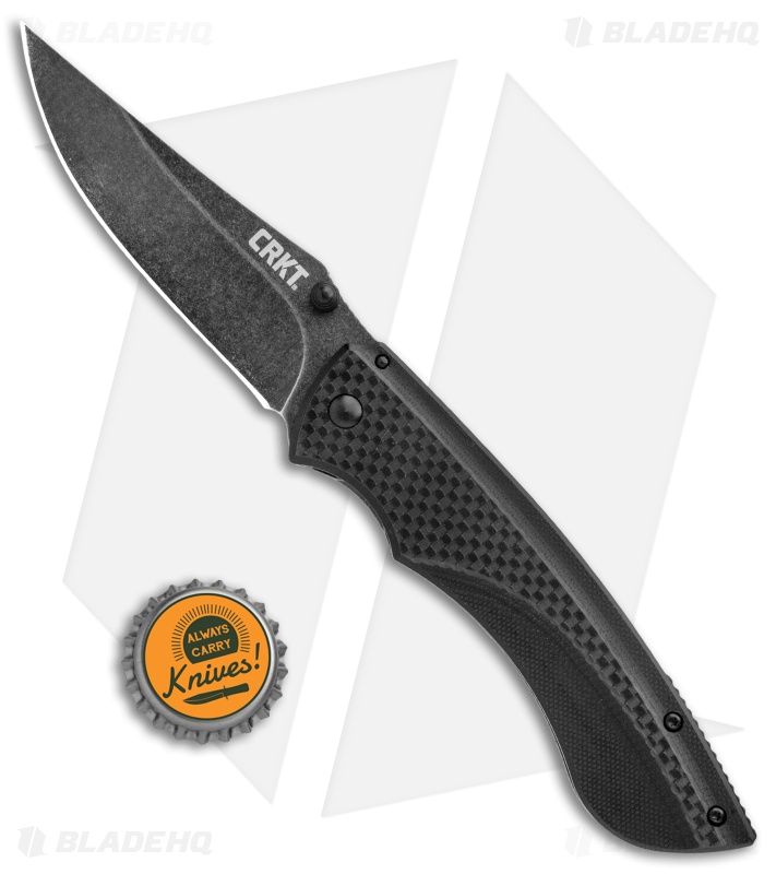 CRKT Lerch Burnout Frame Lock Knife G-10/Carbon Fiber (3.625" Black) 4123K