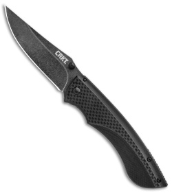 CRKT Lerch Burnout Frame Lock Knife G-10/Carbon Fiber (3.625" Black) 4123K