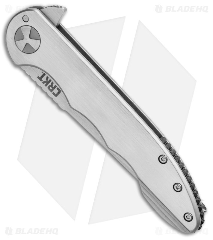 CRKT Lerch Up & At 'Em Flipper Knife Stainless Steel (3.62" Satin) 7076