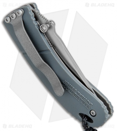 CRKT Lightfoot Urban Shark Liner Lock Knife Gray (2.5" Satin Serr)