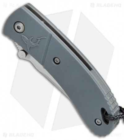 CRKT Lightfoot Urban Shark Liner Lock Knife Gray (2.5" Satin Serr)