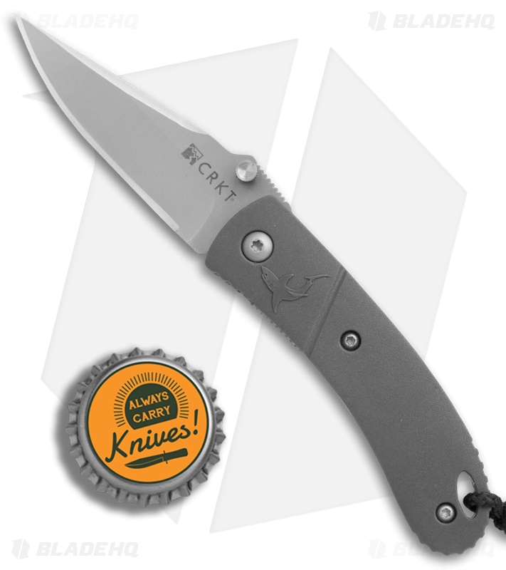 CRKT Lightfoot Urban Shark Liner Lock Knife Gray (2.5