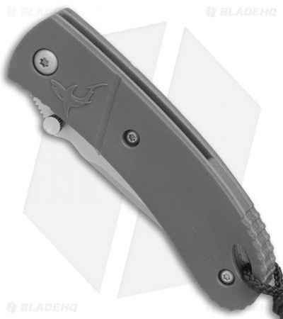 CRKT Lightfoot Urban Shark Liner Lock Knife Gray (2.5" Satin)