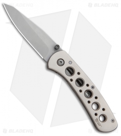 CRKT Long's Peak Liner Lock Knife Alloy (2.8" Bead Blast) 6602N