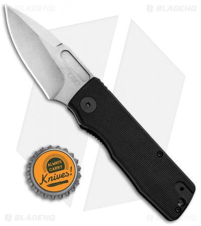 CRKT Mah Journeyer Liner Lock Knife Black GFN (2.75" Stonewash) 6530SW 