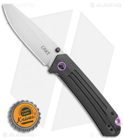 CRKT Montosa Liner Lock Knife Black G-10 (3.25" Bead Blast) 7115