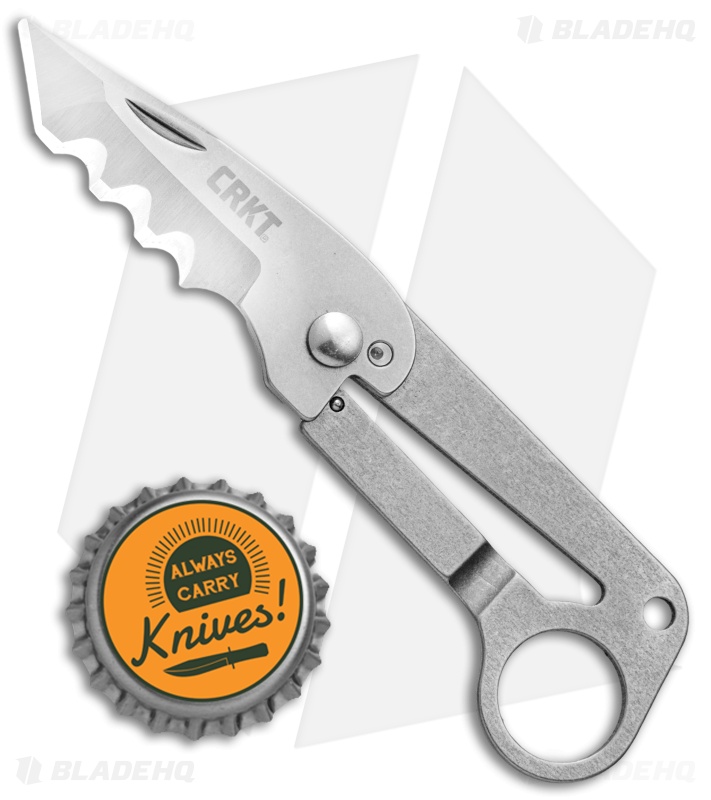 CRKT Niad - Frame Lock Climbing Knife | Gray + Satin | Blade HQ