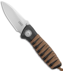 CRKT Parascale Deadbolt Lock Knife Cord Wrap (3.19" Satin) 6235