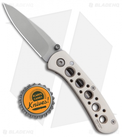 CRKT Pike's Peak Liner Lock Knife Alloy (2.3" Bead Blast) 6601N