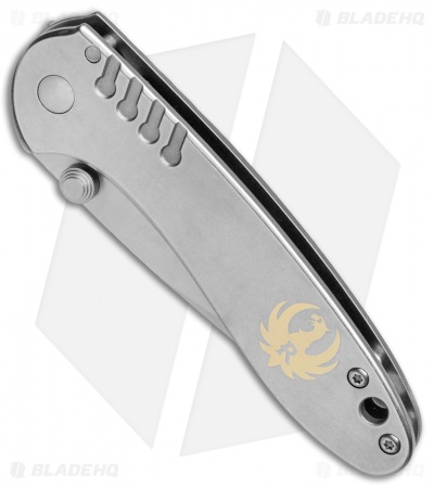 CRKT Ruger Knives Lerch Over-Bore Frame Lock Knife (2.95" Stonewash) R2801