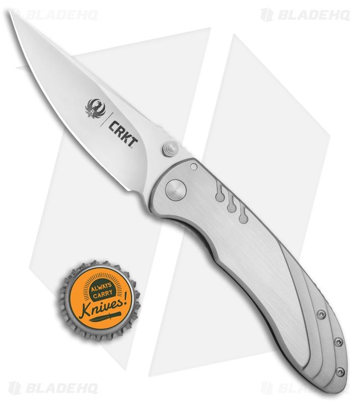 CRKT Ruger Knives Trajectory Frame Lock Knife (3.25" Satin) R2802