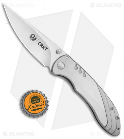 CRKT Ruger Knives Trajectory Frame Lock Knife (3.25" Satin) R2802